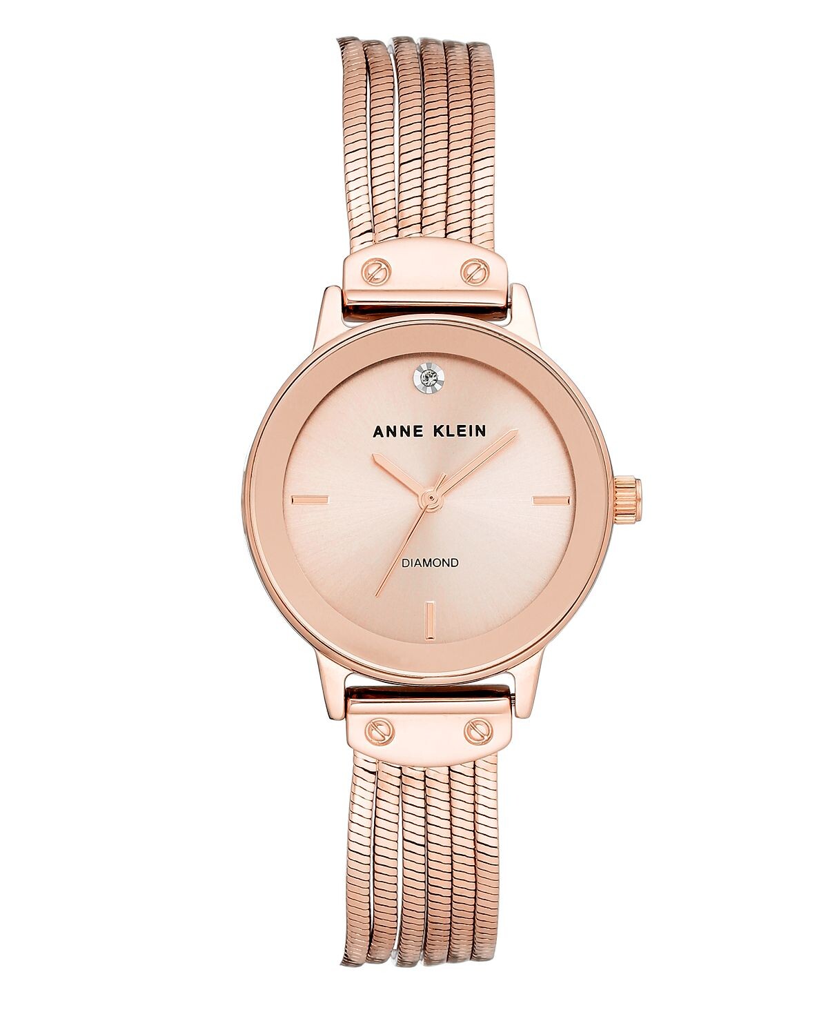

Циферблат Sunray и часы с настоящими бриллиантами Anne Klein