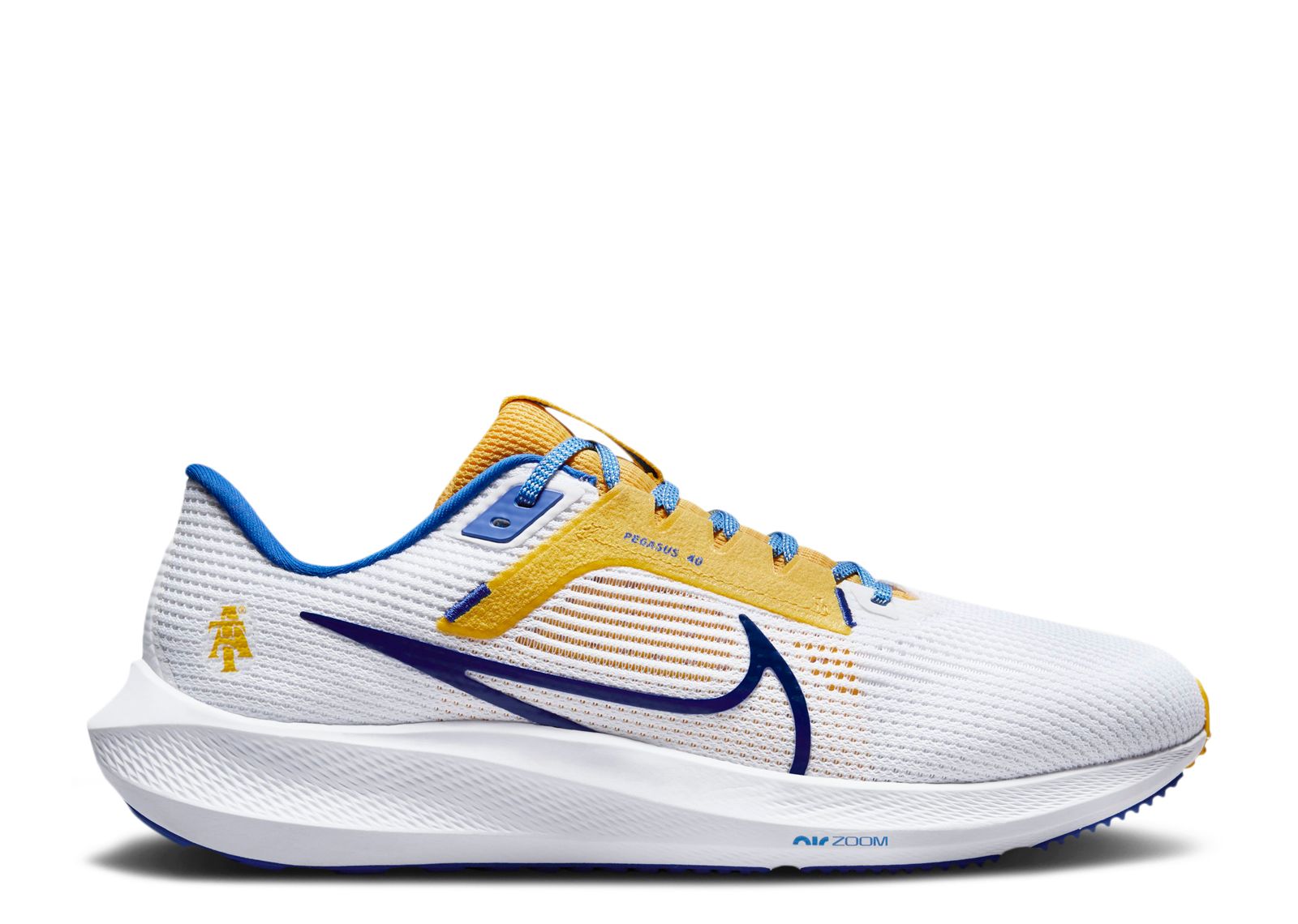 

Кроссовки Nike Air Zoom Pegasus 40 'North Carolina A&T', белый, Белый;серый