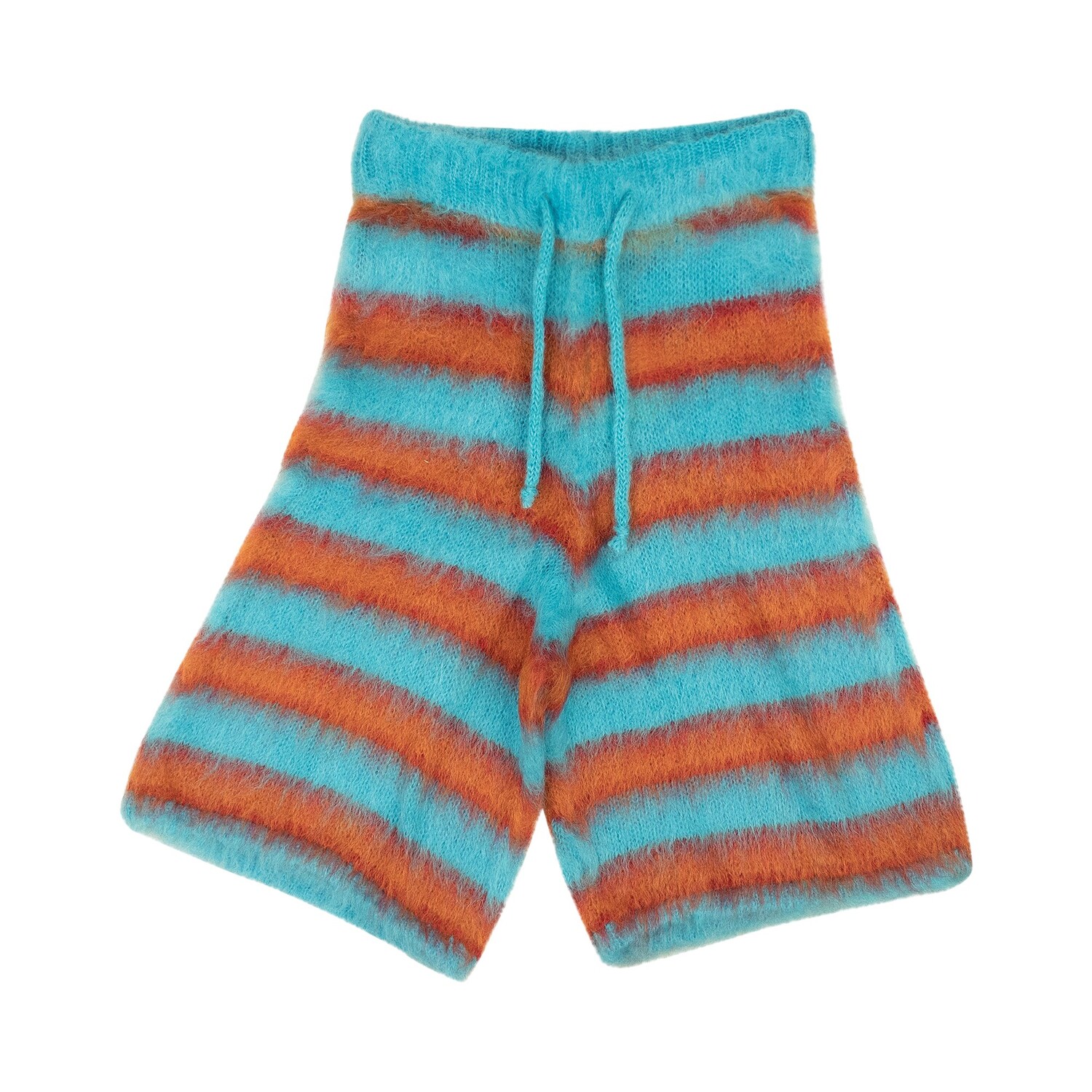 

Шорты Marni из мохера Fuzzy Wuzzy с начесом, цвет Бирюза