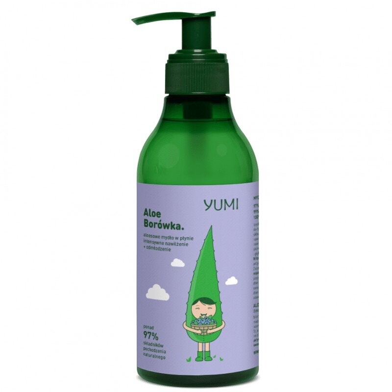 

YUMI, жидкое мыло с алоэ Алоэ Черника, 300 мл