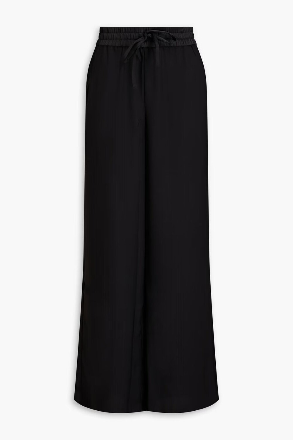 

Спортивные брюки из крепа с атласной отделкой Solid & Striped, черный