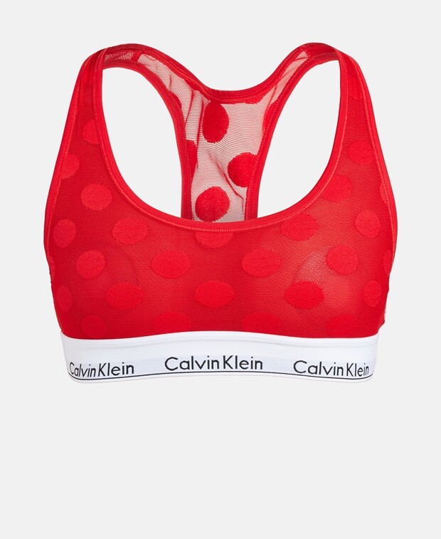 

Мягкий бюстгальтер Calvin Klein Underwear, светло-красный