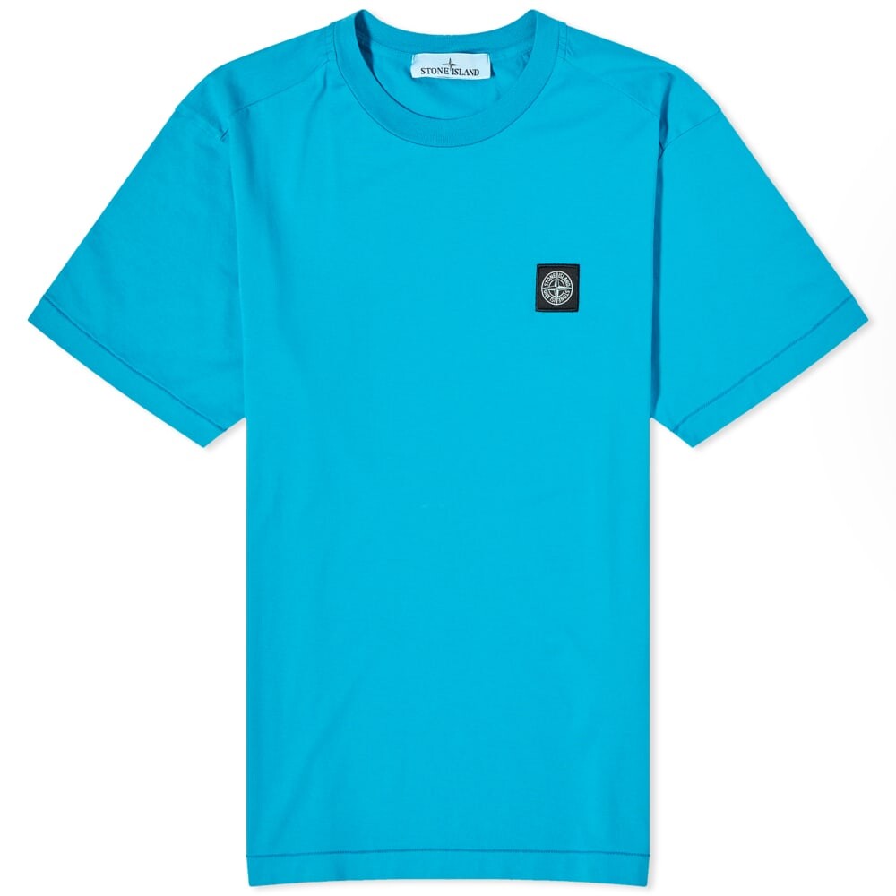

Футболка с нашивкой Stone Island, бирюзовый, Зеленый