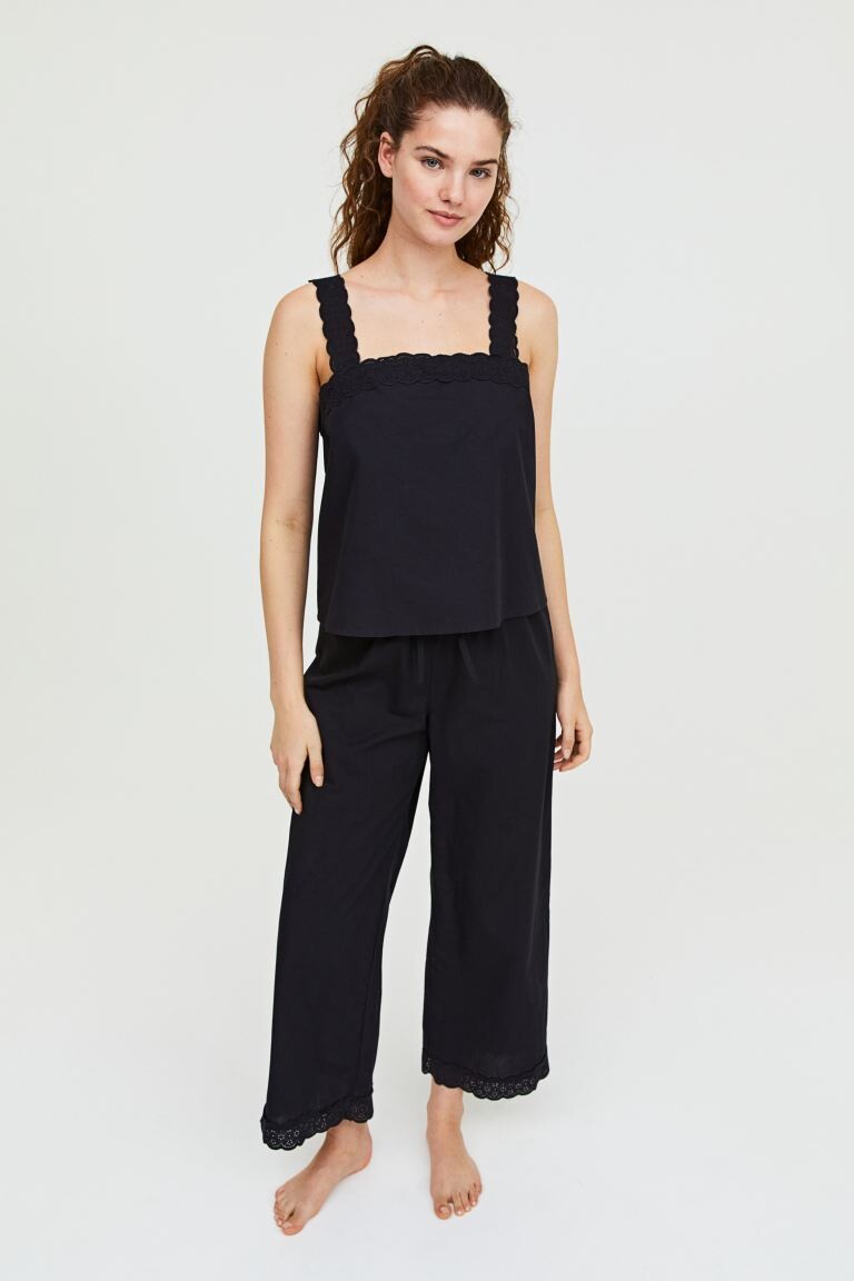

Пижама с топом и брюками H&M