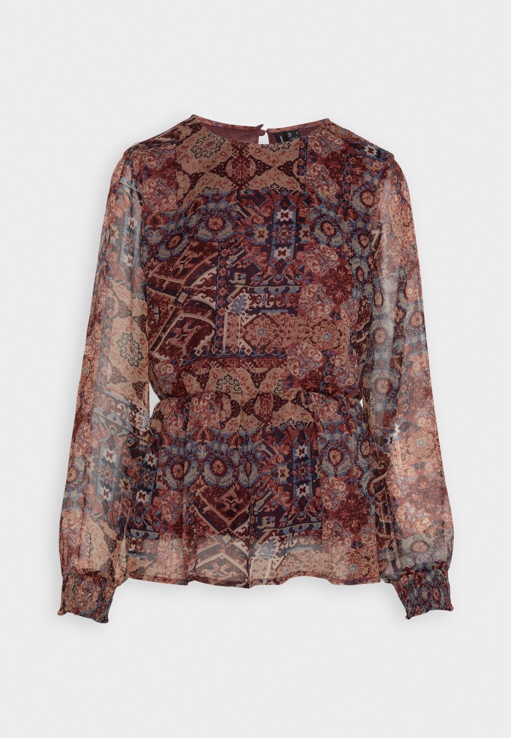 

Блузка VMPHILINE O-NECK Vero Moda, цвет sun dried tomato