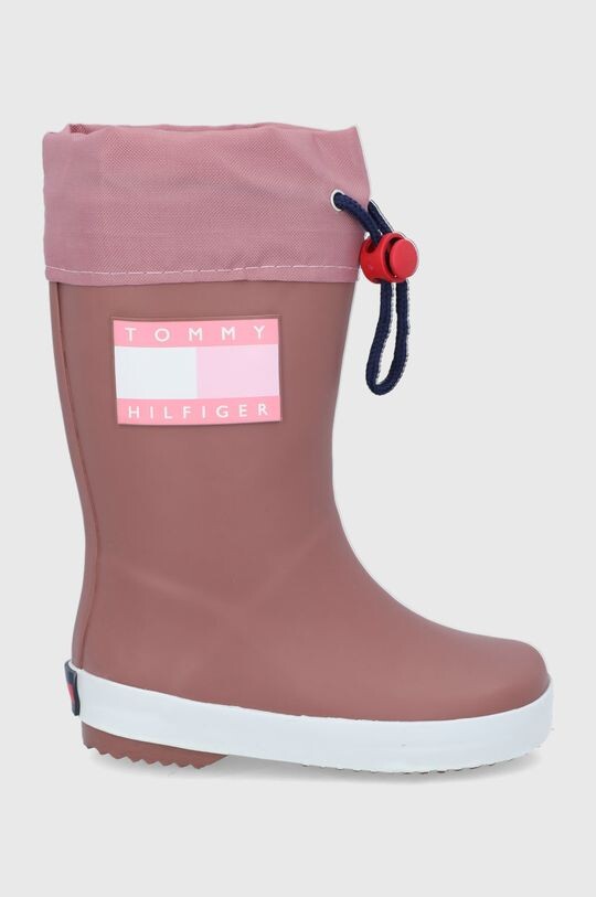 

Детские резиновые сапоги Tommy Hilfiger, розовый