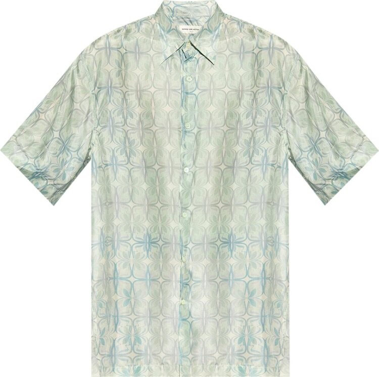 

Рубашка Dries Van Noten Cassidye 'Mint', зеленый
