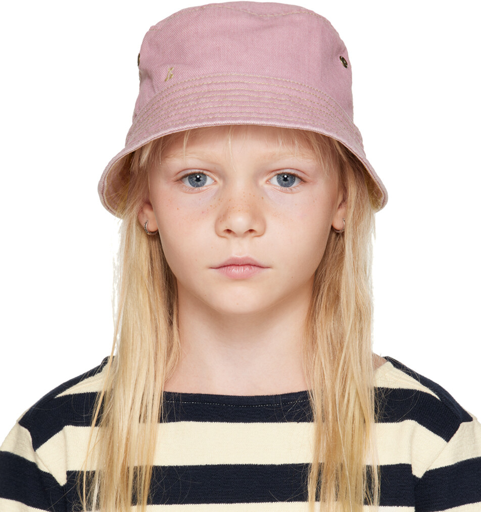 

Розовая джинсовая панама Bonpoint Kids Theana