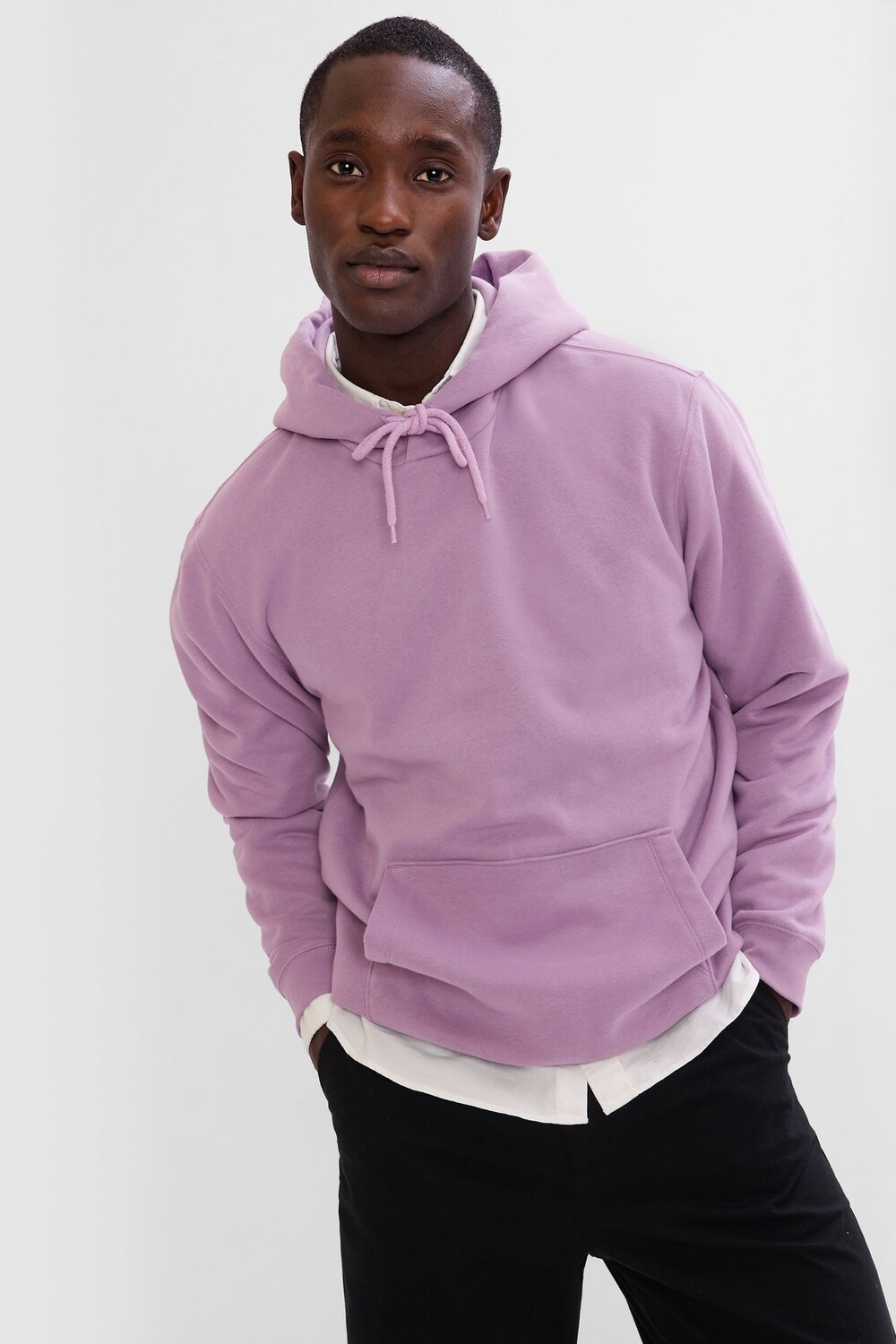 

Толстовка с завязками Gap, фиолетовый
