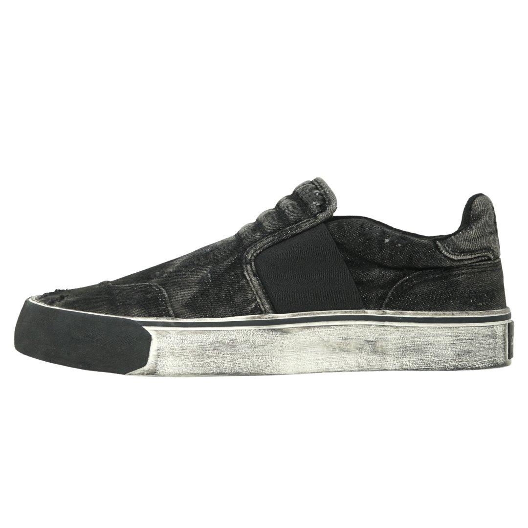 

Кроссовки S-Flip On Slip On Black Low Cut Sneakers Diesel, черный