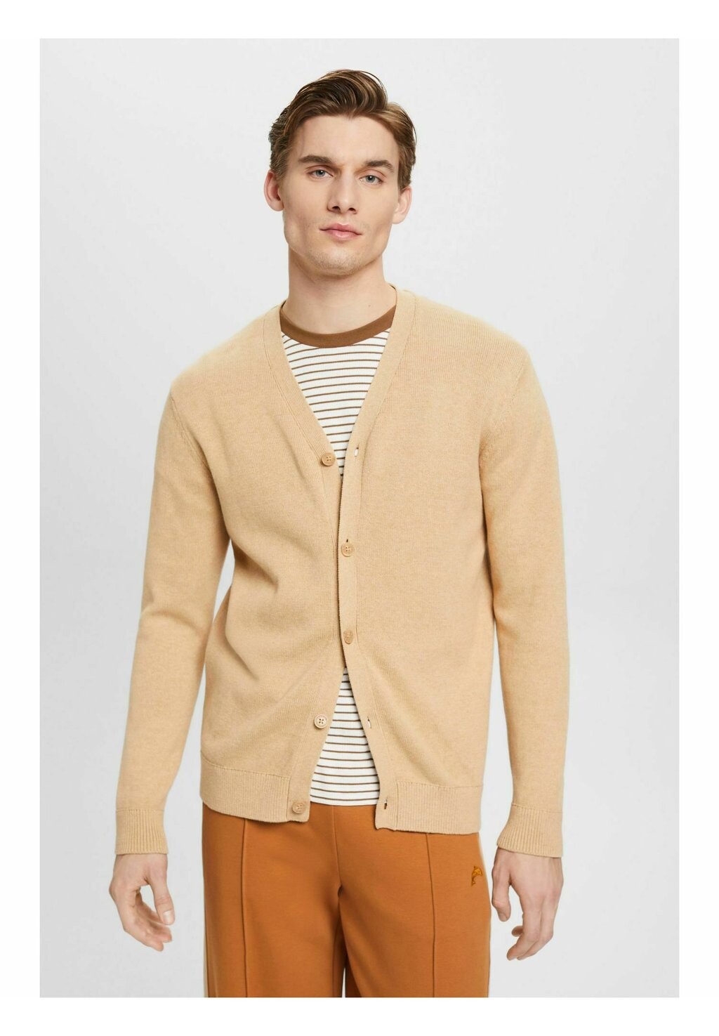 

Кардиган Esprit, бежевый меланж
