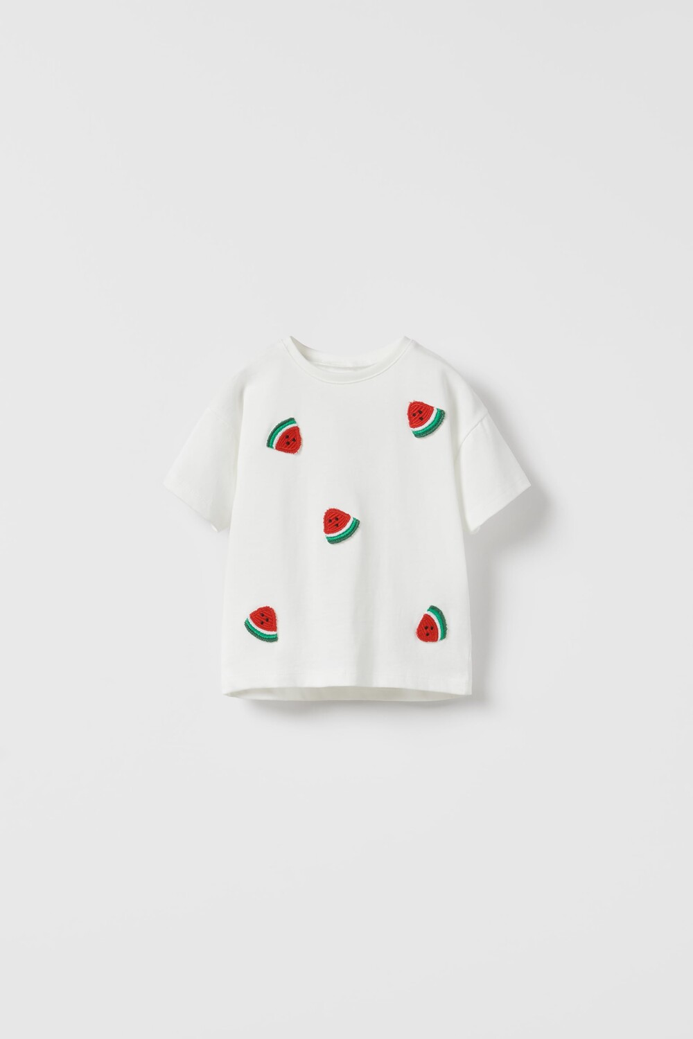 

Футболка с арбузом Zara, белый