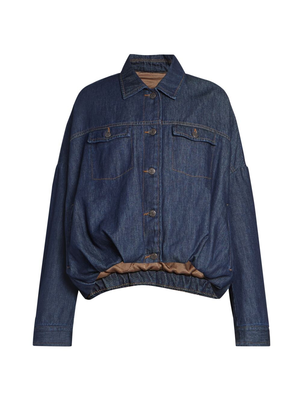 

Джинсовая куртка с пузырчатым краем Dries Van Noten, индиго, Серый