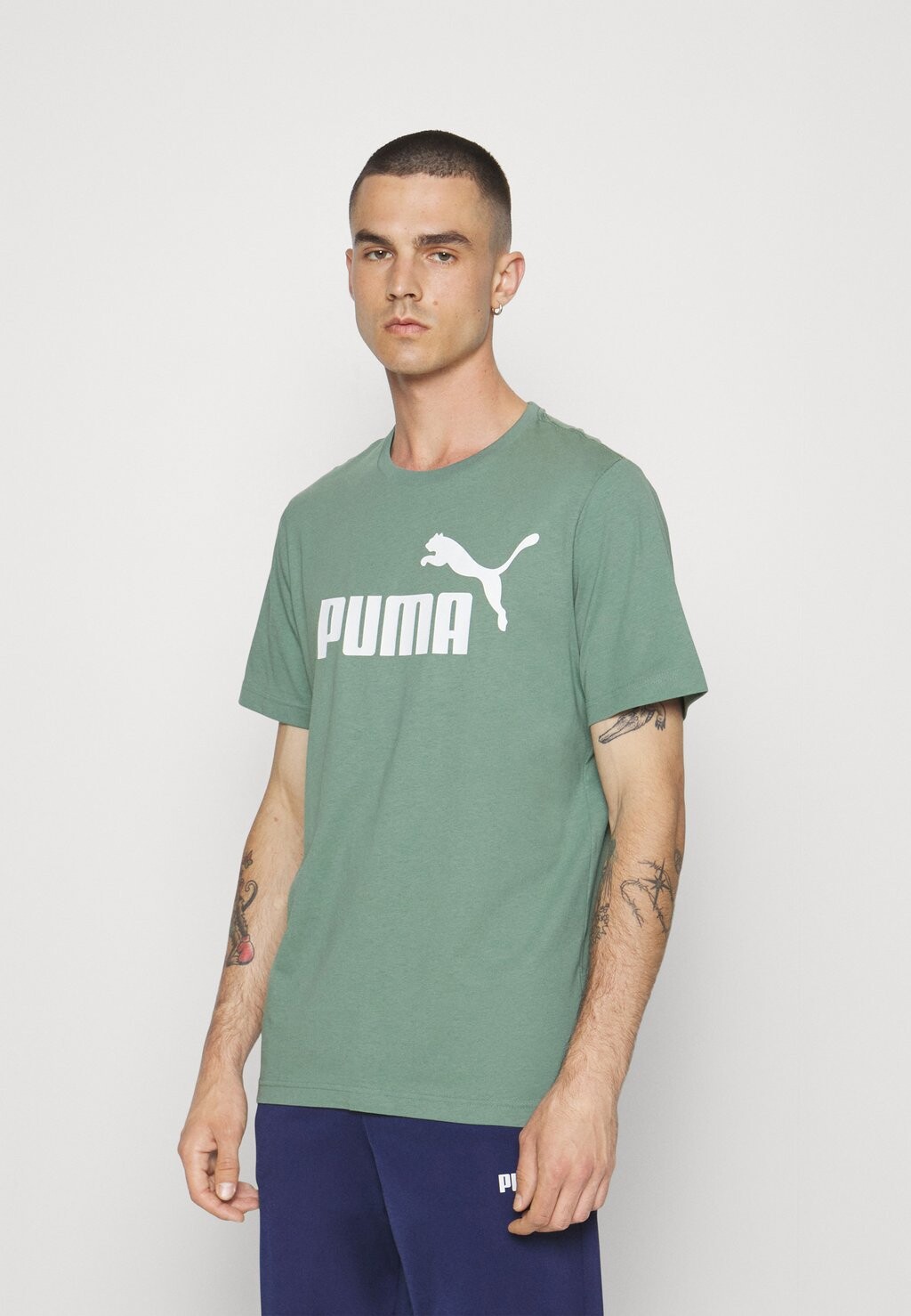 

Футболка с принтом ESS LOGO Puma, эвкалипт