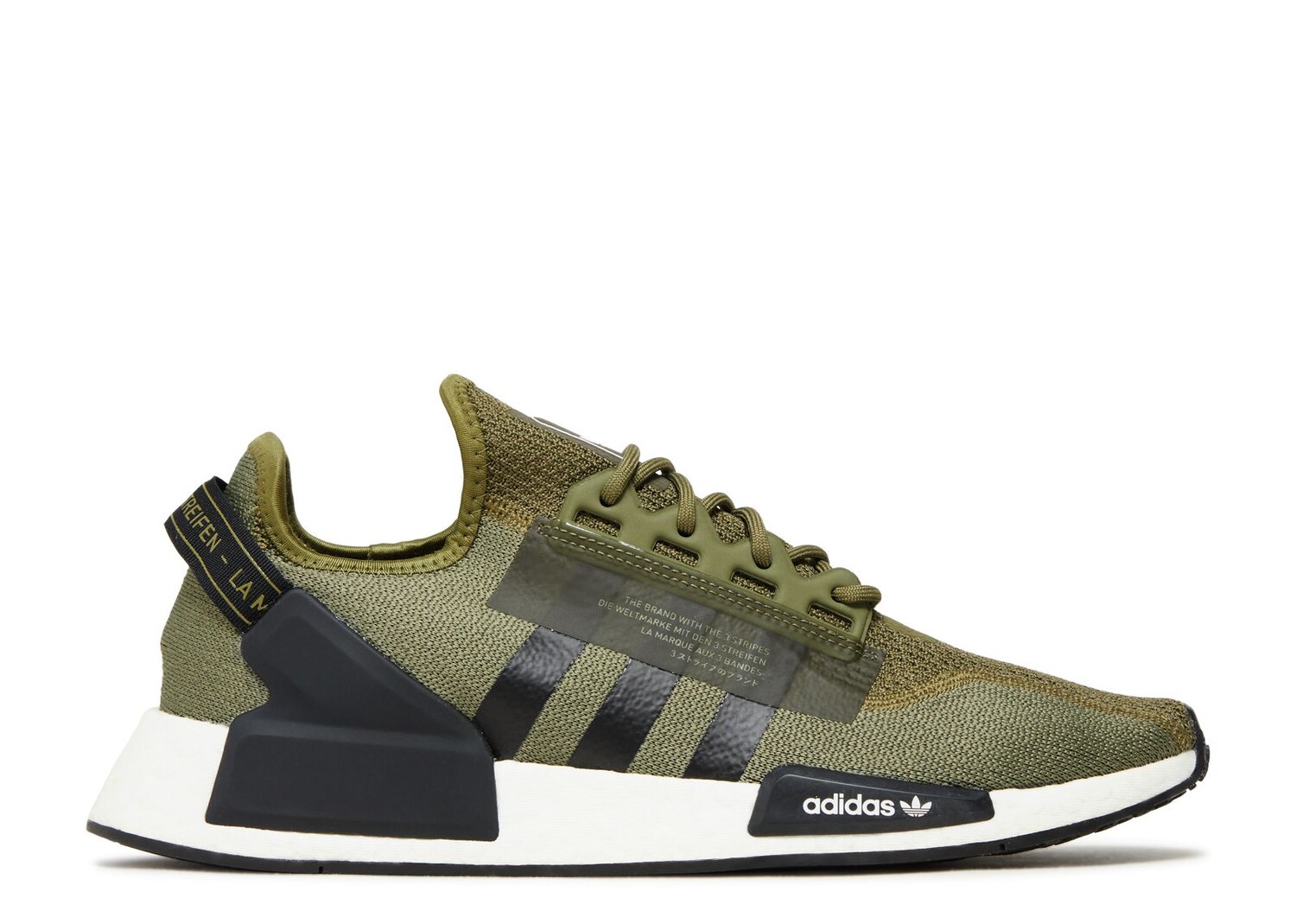 

Кроссовки adidas Nmd_R1 V2 'Focus Olive', зеленый, Зеленый;серый