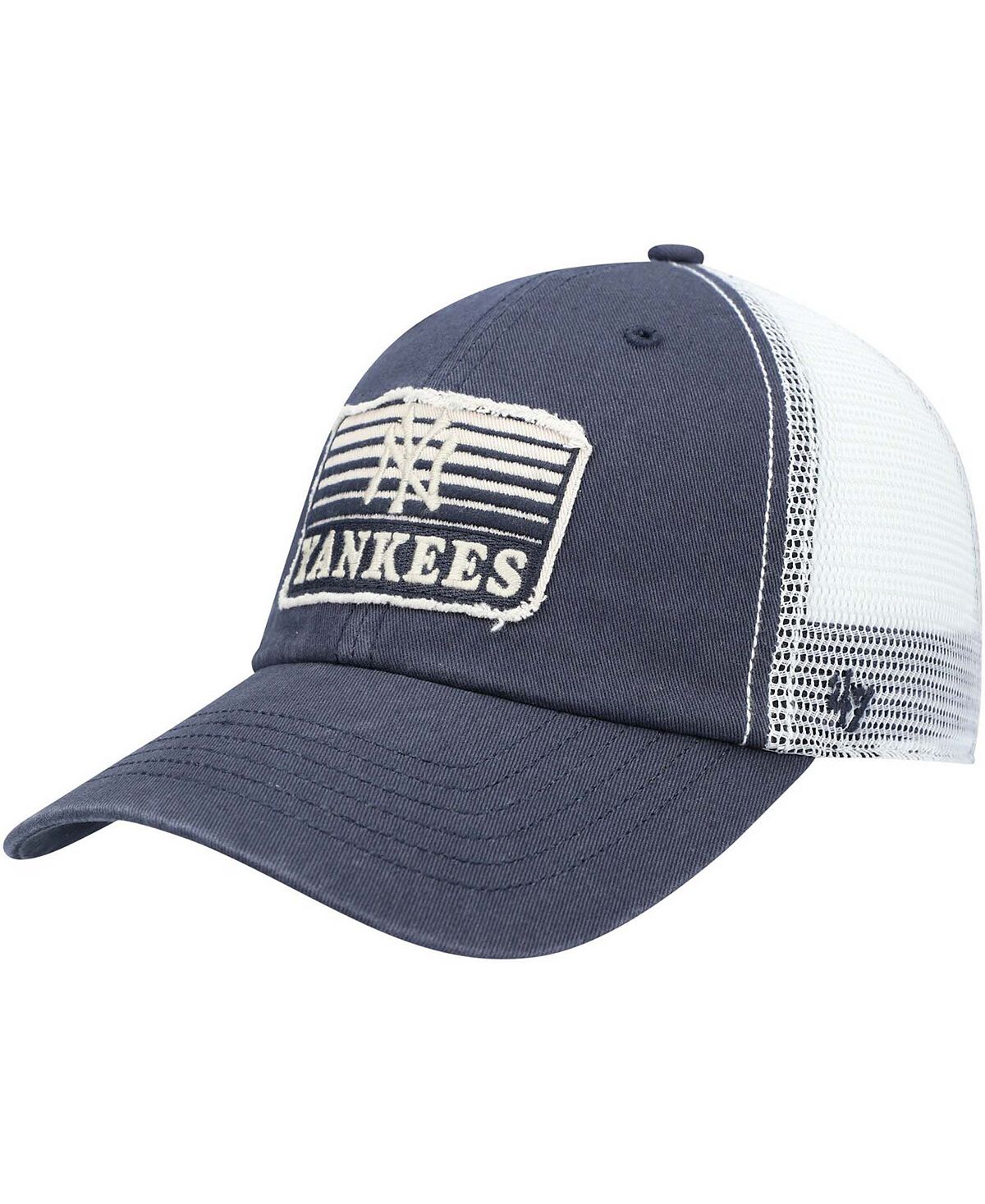 

Мужская темно-синяя кепка New York Yankees Lake Shore с нашивкой Clean Up Trucker Snapback '47 Brand