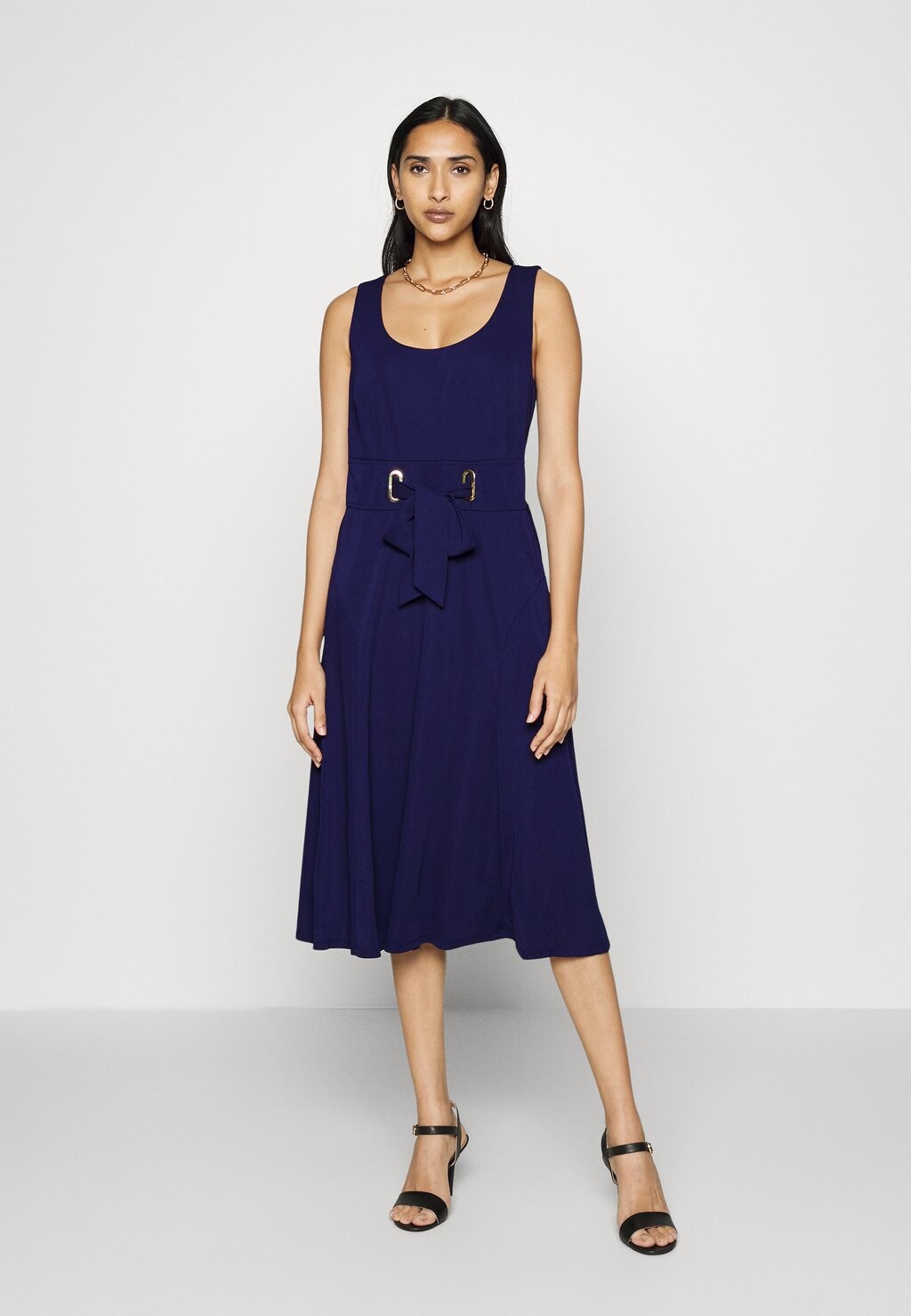 

Платье из джерси изысканного темно-синего цвета Lauren Ralph Lauren, Синий