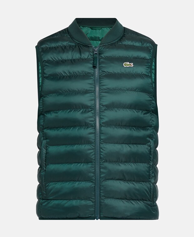 

Стеганый жилет Lacoste, темно-зеленый