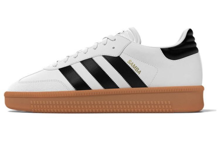 

Кроссовки для скейтбординга Adidas Samba унисекс, белый и черный