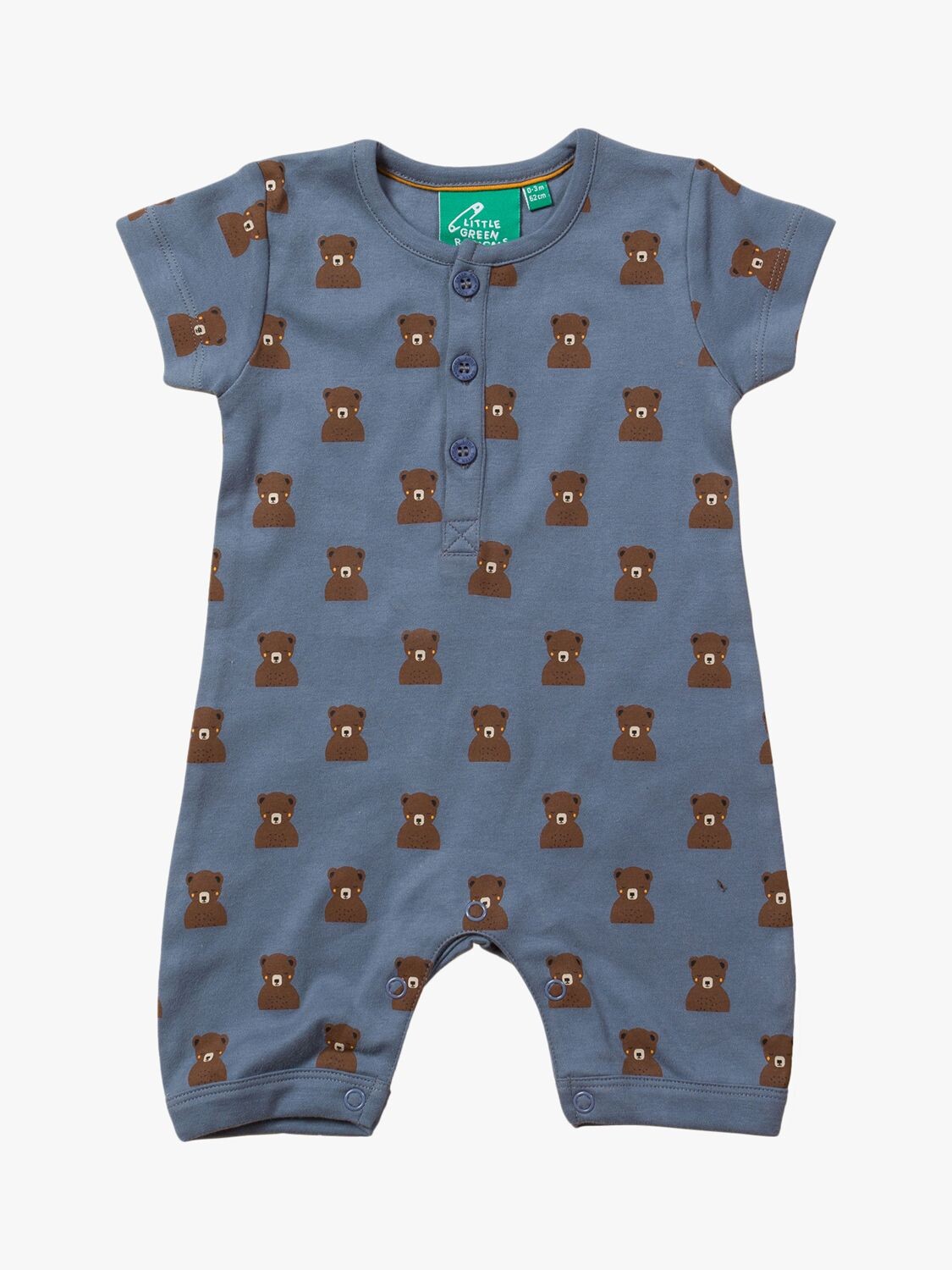 

Комбинезон Little Green Radicals Baby из органического хлопка Little Bear, синий