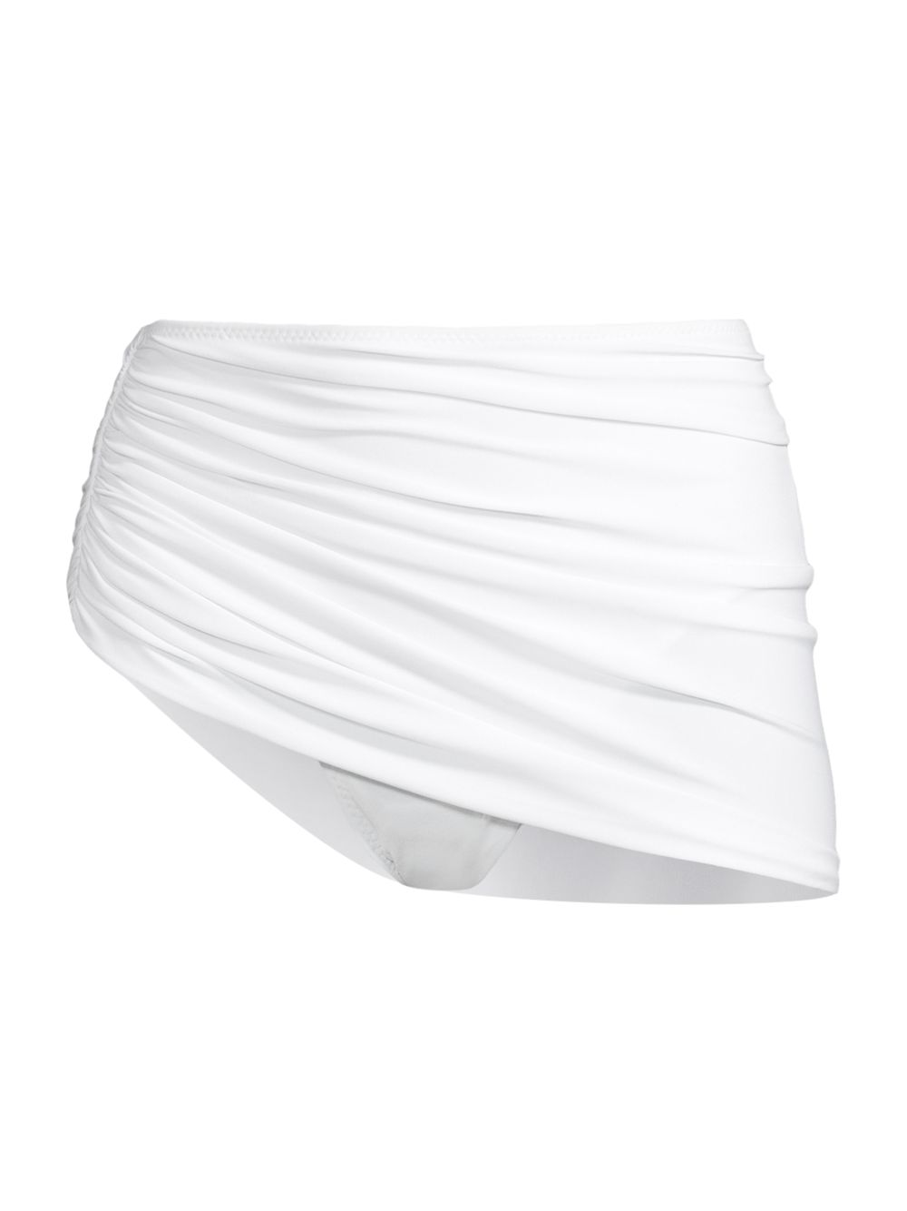 Асимметричные плавки бикини Diana Norma Kamali, белый norma kamali плавки бикини diana со сборками черный
