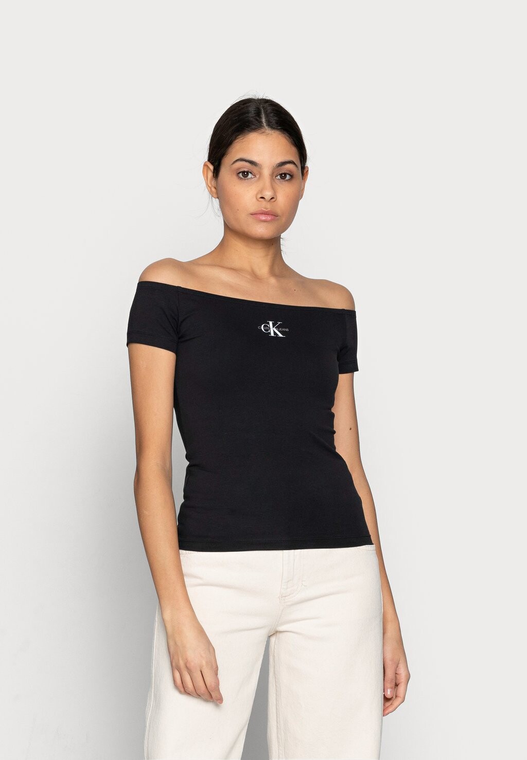 

Футболка с принтом Calvin Klein Jeans, черный