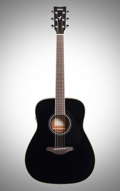 цена Акустическая гитара Yamaha FG-TA Dreadnought Transacoustic Acoustic-Electric Guitar, Black