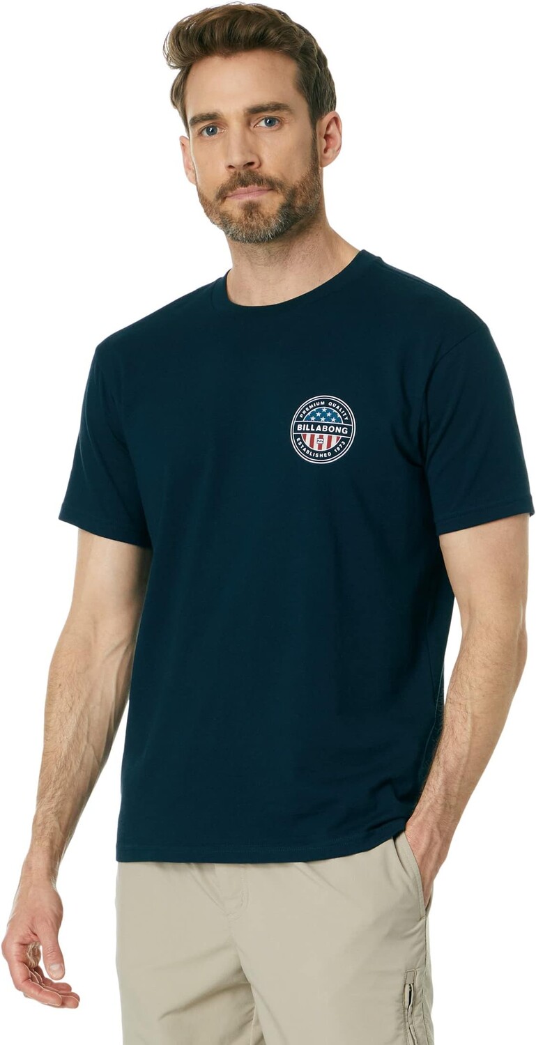 

Футболка с короткими рукавами American Rotor Billabong, темно-синий