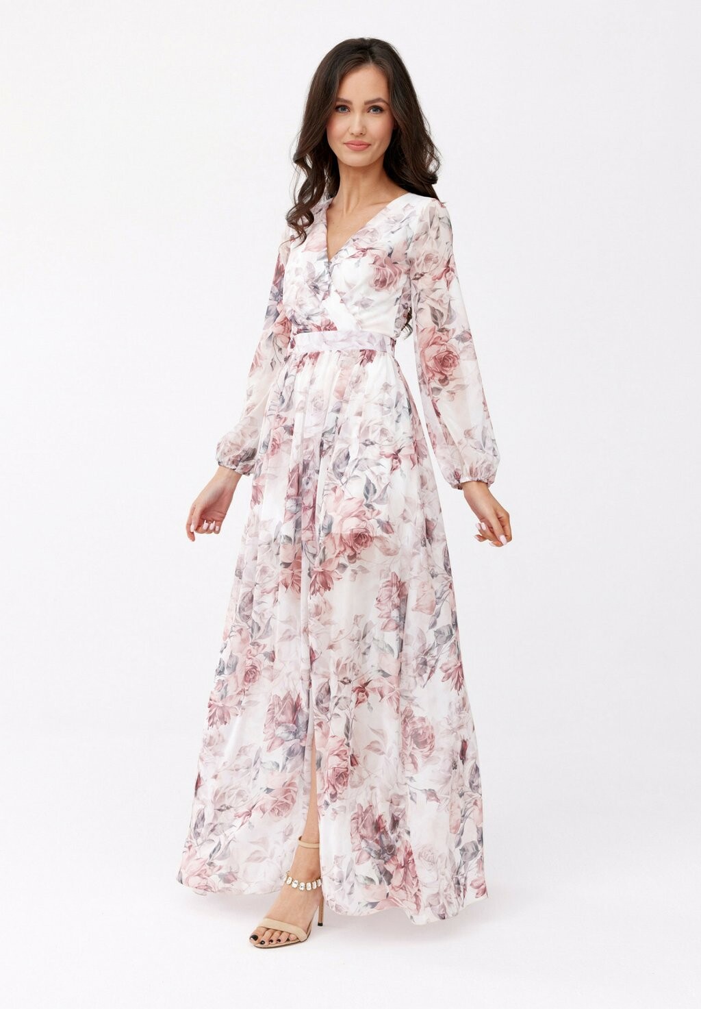 

Длинное платье Roco Fashion, мультиколор