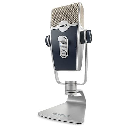 Конденсаторный микрофон AKG Lyra Multipattern USB Condenser Microphone микрофон проводной akg lyra c44 usb разъем usb серый черный