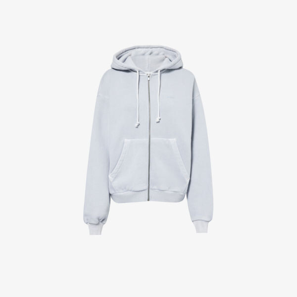 

Толстовка из хлопкового джерси с фирменным принтом everywear comfort Gymshark, серый