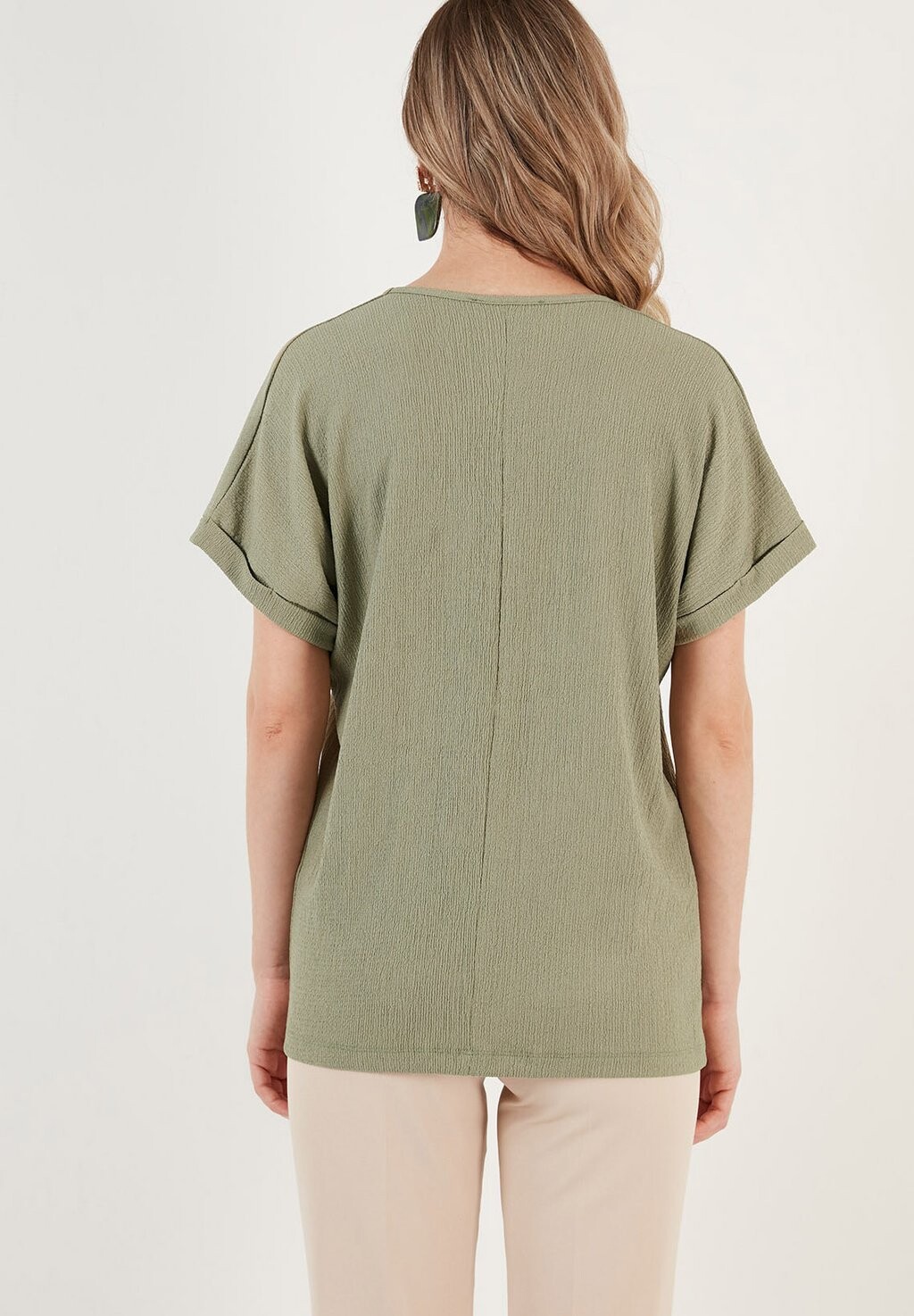 

Блузка Regular Fit LELA, оливковый