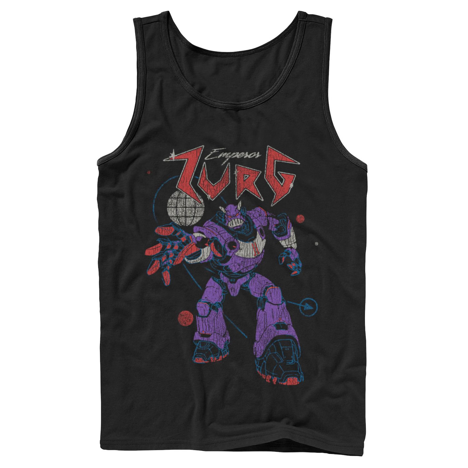 

Мужская майка Disney/Pixar Lightyear Emperor Zurg Armor Tank Licensed Character