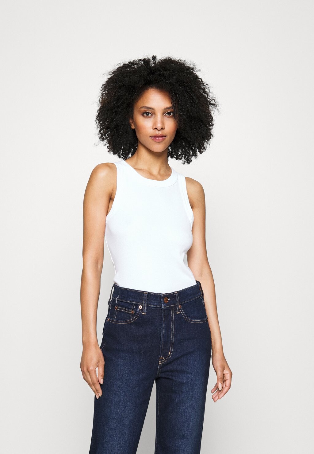

Топ Banana Republic Petite, белый
