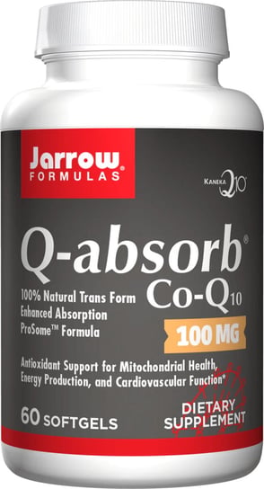Jarrow Formulas, Q-absorb Co-Q10 100 мг, 60 капсул. Inna marka jarrow formulas q absorb co q10 100 мг 120 капсул