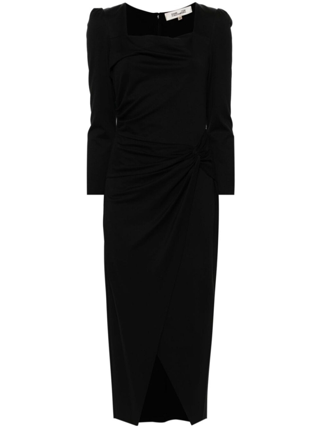 

DVF Diane von Furstenberg платье миди Хьюи, черный