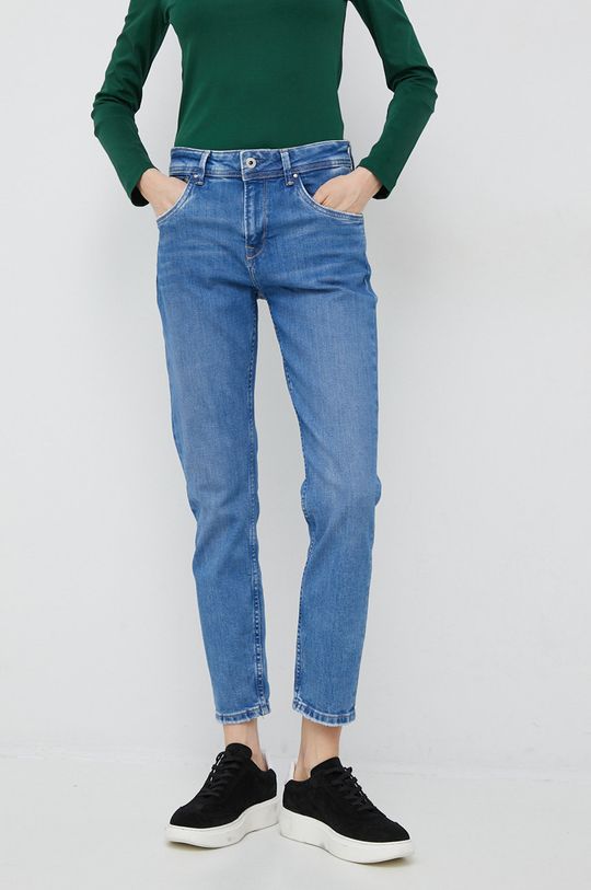 Фиолетовые джинсы Pepe Jeans, синий джинсы мом pepe jeans размер 27 30 белый голубой