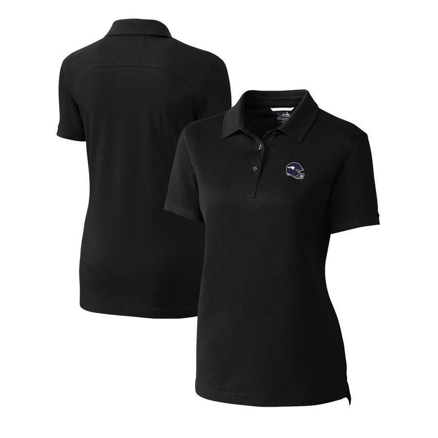 

Поло с длинным рукавом Cutter & Buck Minnesota Vikings, черный