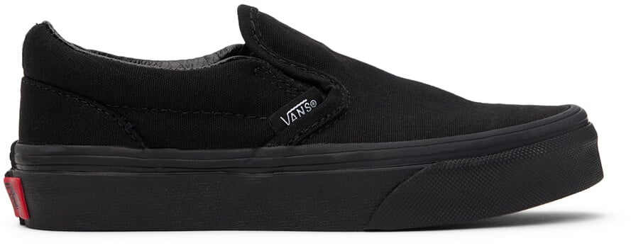

Детские черные классические слипоны для маленьких детей Vans