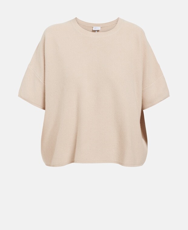 

Трикотажный пуловер органик FTC Cashmere, песочный
