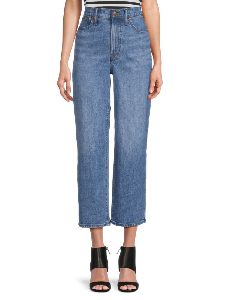 

Укороченные джинсы широкого кроя Knoxville Madewell, цвет Knoxville Blue