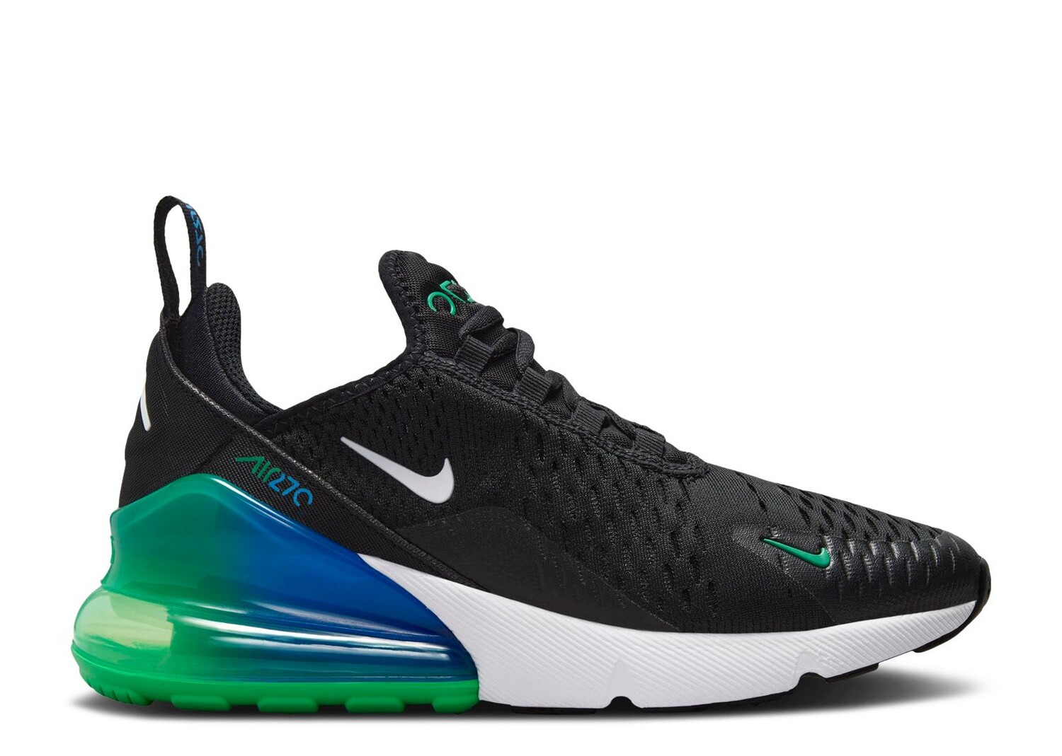 

Кроссовки Nike Air Max 270 Gs 'Black Photo Blue', черный