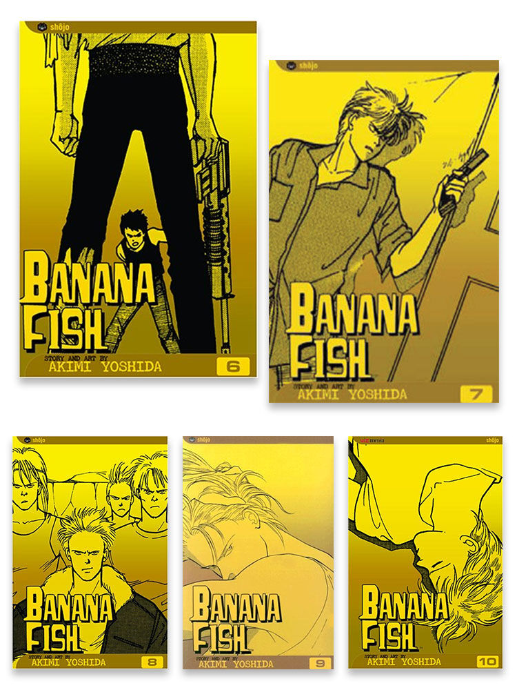 

Манга Banana Fish Manga (6-10) Bundle