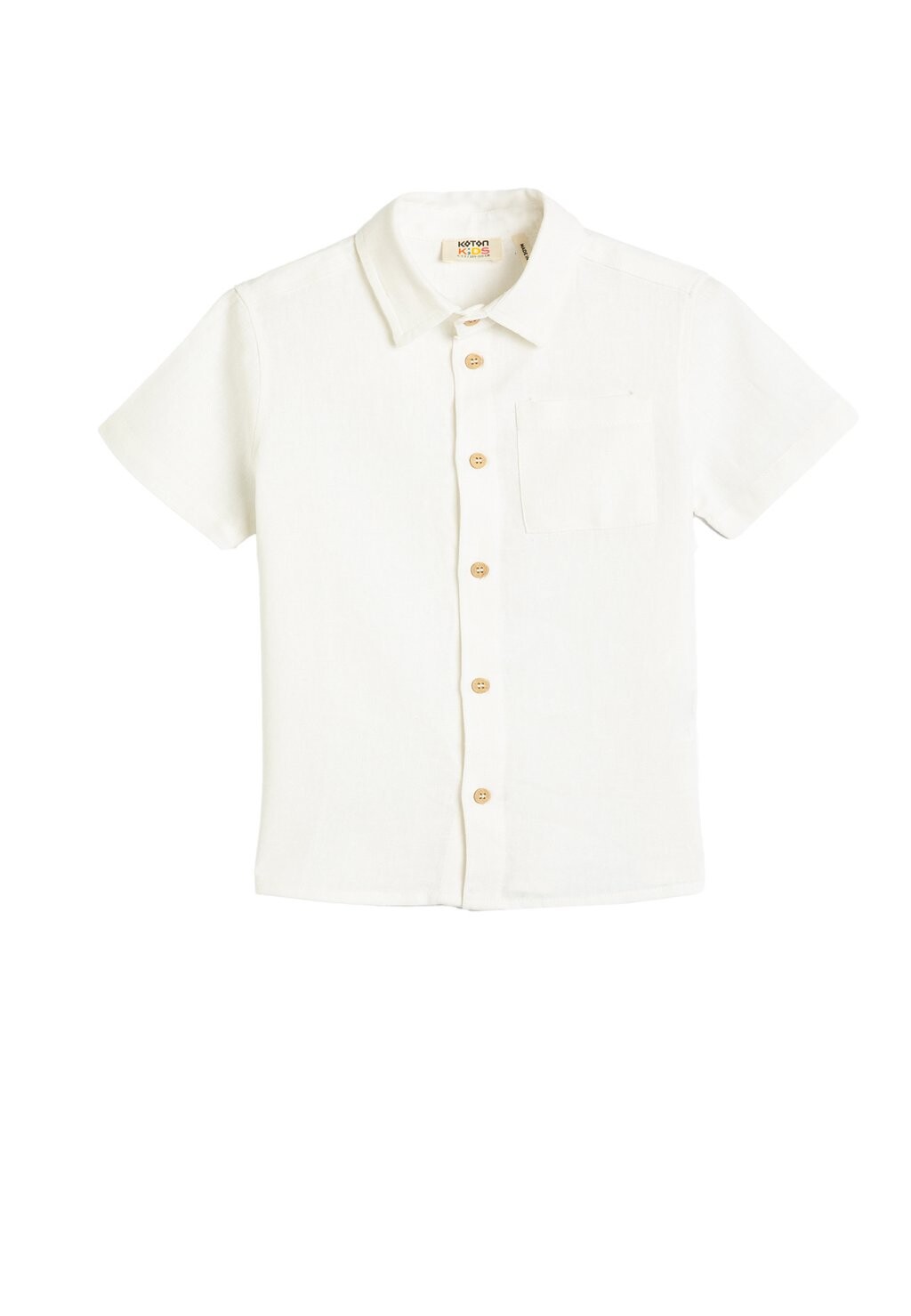 

Рубашка SHORT SLEEVE POCKET DETAIL Koton, цвет white