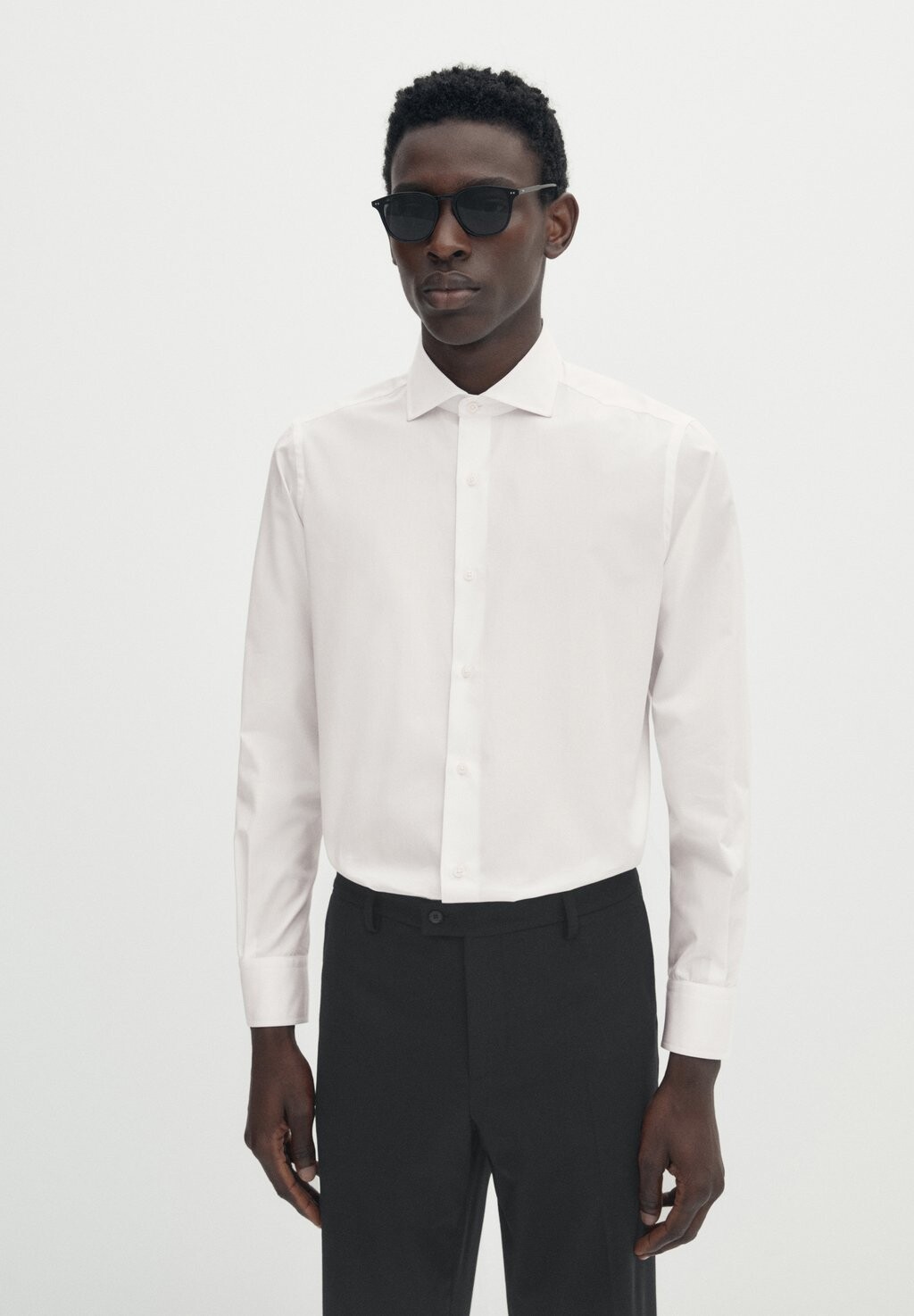 

Деловая рубашка Massimo Dutti, белый