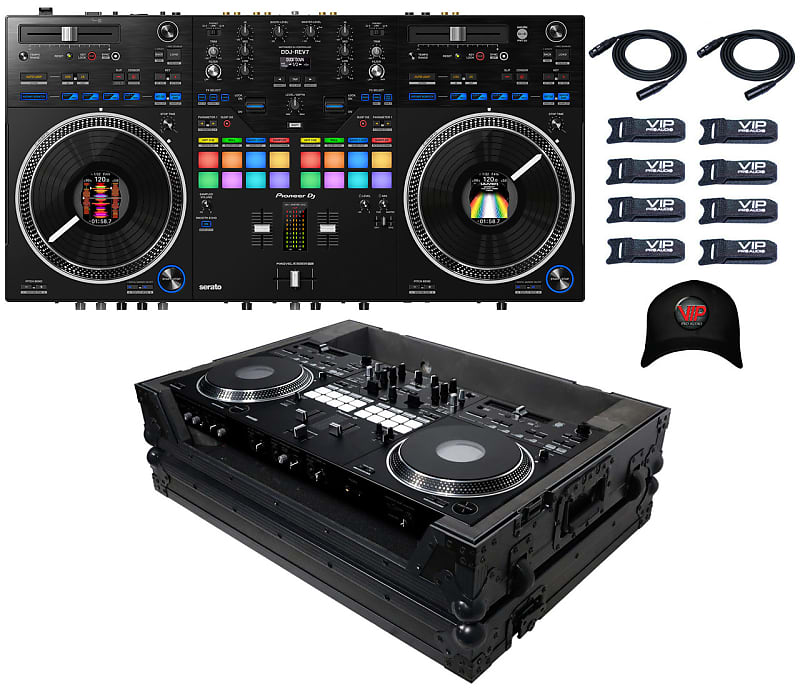 DJ-Контроллер Pioneer DDJ-REV7 Scratch-Style DJ Controller Serato DJ Pro + XS-DDJREV7WBL летняя распродажа скидка на товары подлинный 2020 2023 denon dj prime4 4 канальный автономный dj контроллер serato dj черный