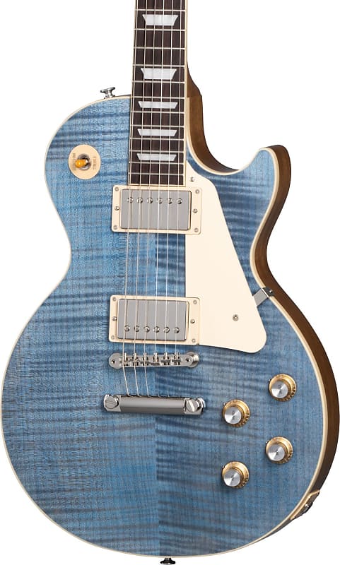 Электрогитара Gibson Les Paul Standard '60s Figured Top Electric Guitar - Ocean Blue