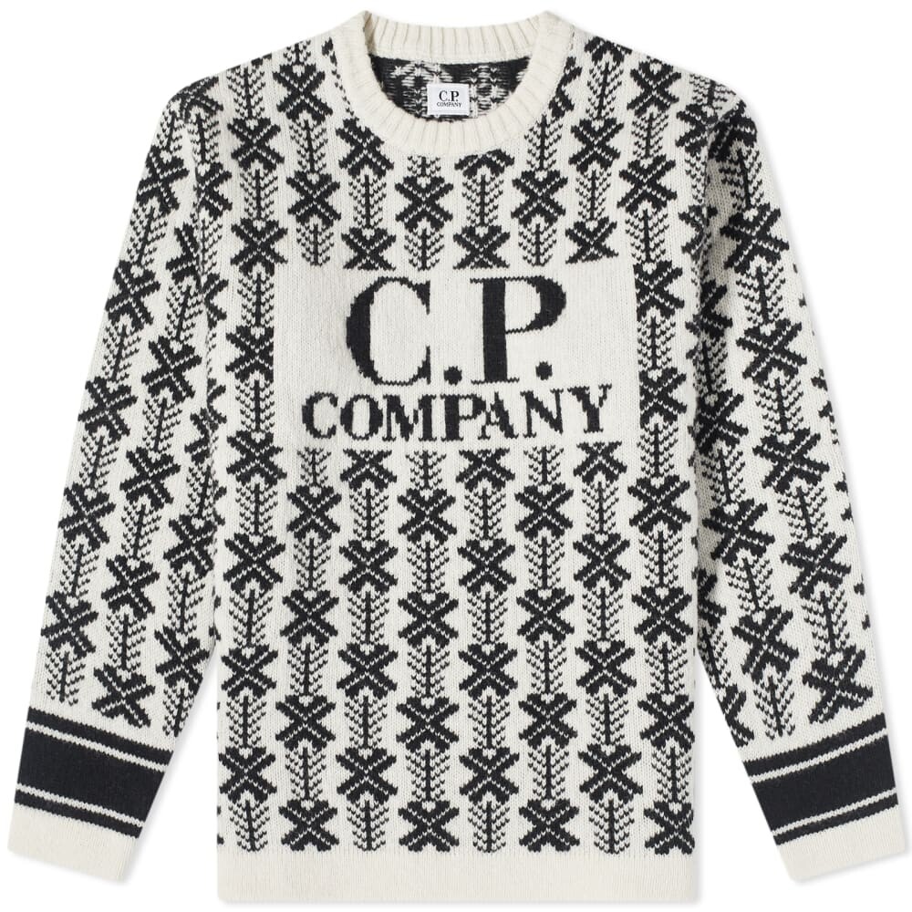 

C.P. Company Шерсть Жаккард Круглый Трикотаж