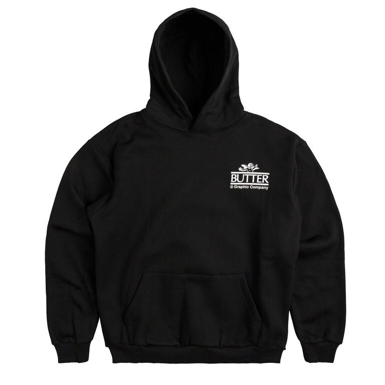 

Толстовка Cherub Pullover Hoodie Butter Goods, черный