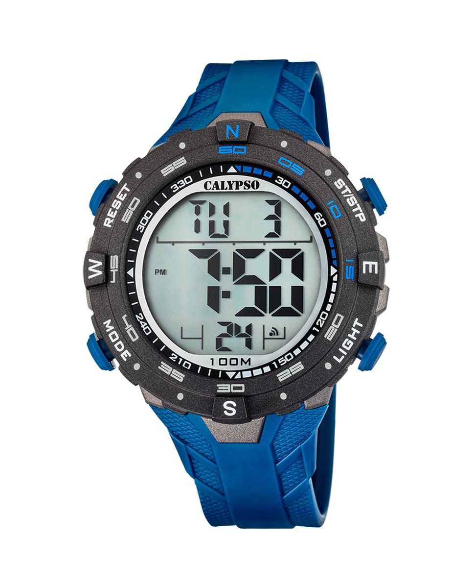 K5838/3 X-trem синие резиновые мужские часы Calypso, синий часы мужские женские кварцевые с резиновым ремешком